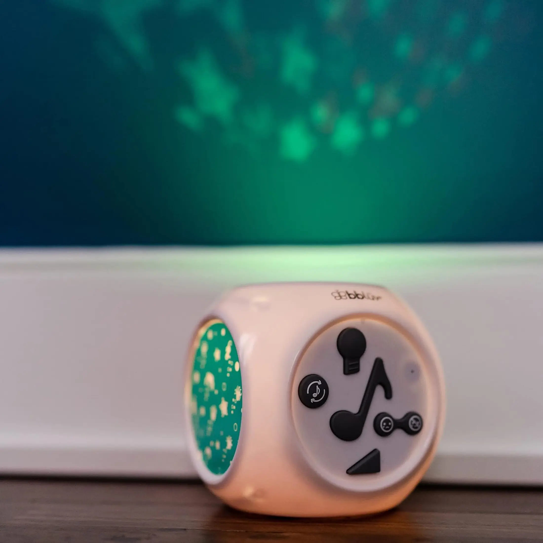 Ночник-проектор BBluv Kube (White/Turquoise) - 3