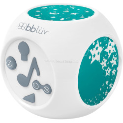 Ночник-проектор BBluv Kube (White/Turquoise)