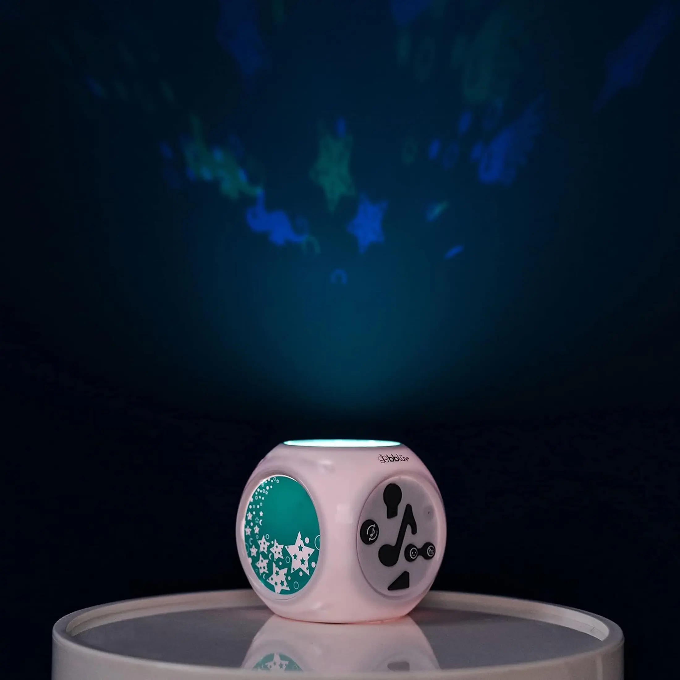 Ночник-проектор BBluv Kube (White/Turquoise) - 4