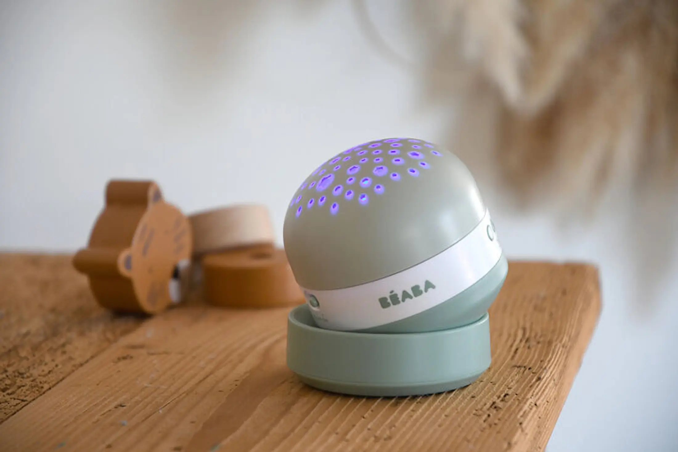 Ночник-проектор Beaba Pixie (Sage Green) - 5