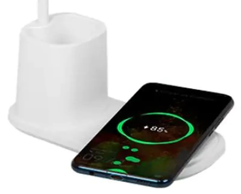 Настольная лампа с беспроводным зарядным устройством Blow QC LB-0 (White)