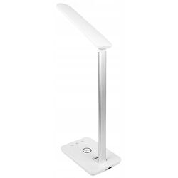 Настольная лампа с беспроводным зарядным устройством Blow QC LB-06 (White/Silver) Thumb