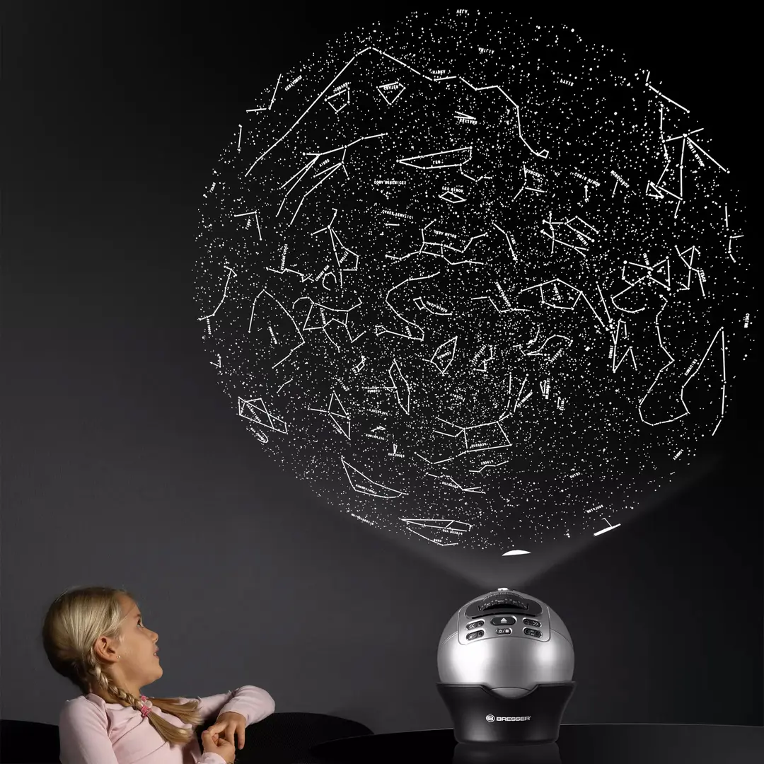 Ночник-проектор Bresser Junior Astro Planetarium (Silver/Black)