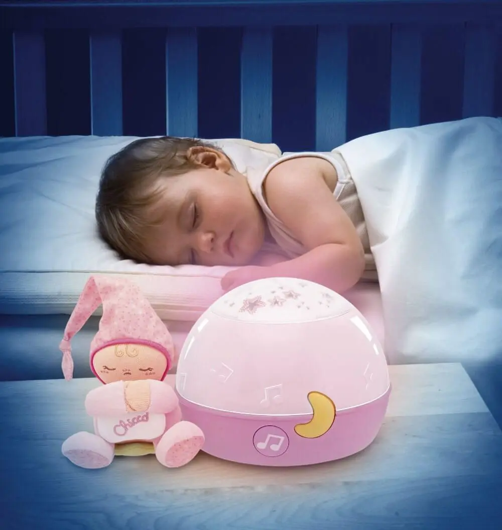 Музыкальный ночник-проектор Chicco Goodnight Stars (Pink)