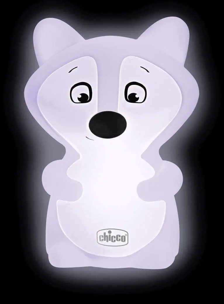 Ночник Chicco Fox 099680 (White/Grey)