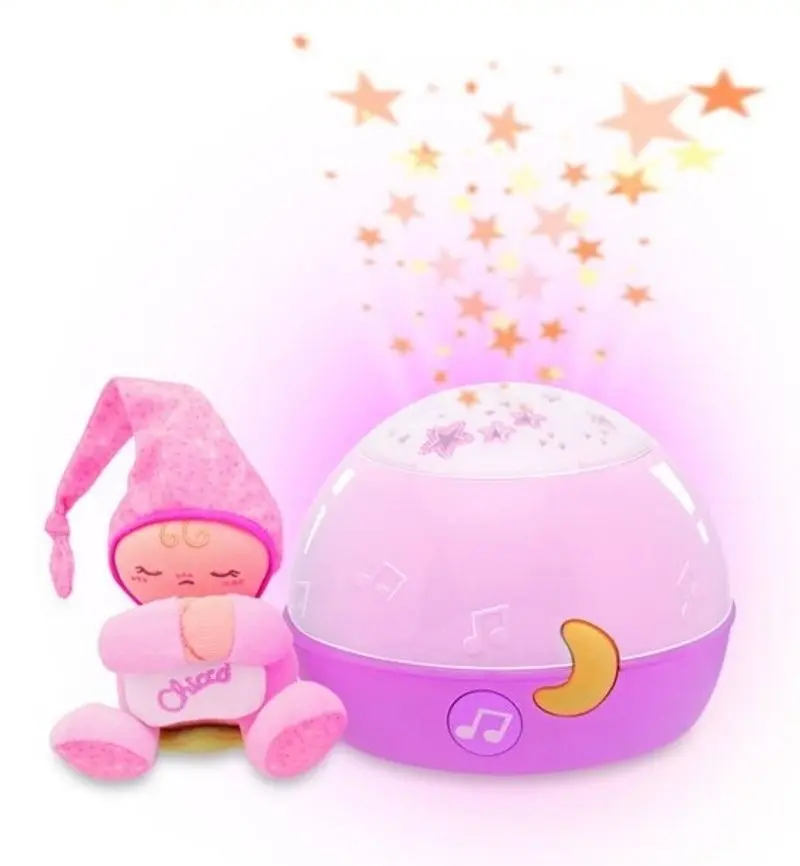 Ночник-проектор Chicco Stars 059633 (Pink)