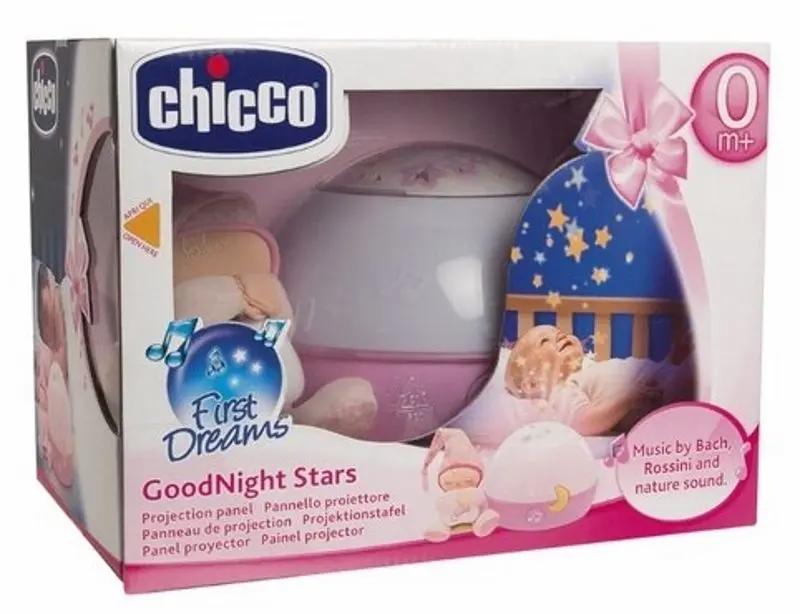 Ночник-проектор Chicco Stars 059633 (Pink)