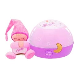 Ночник-проектор Chicco Stars 059633 (Pink)