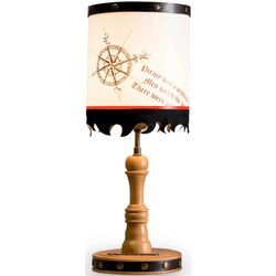 Настольная лампа Cilek Pirate (White/Black/Wood)