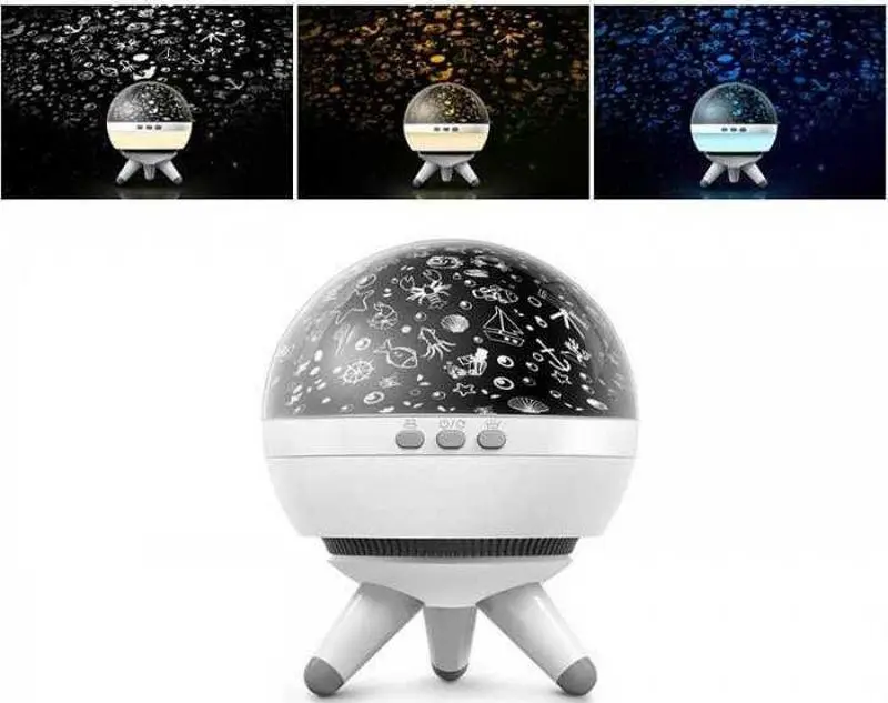 Ночник-проектор Cosmolino Dream Planet (White)