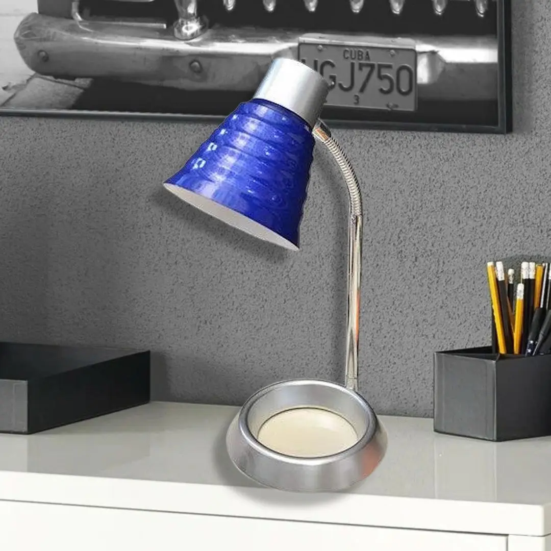 Настольная лампа Elmos 2719LBLSV (Chrome/Blue)