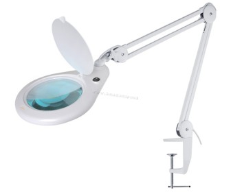 Lampa cu lupă cu iluminare Geti GDM 05 (White)