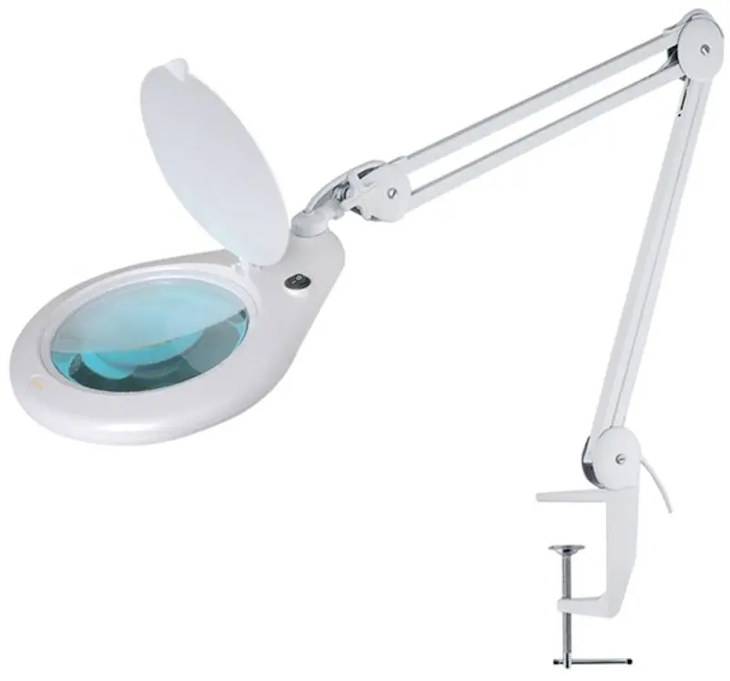 Lampa cu lupă cu iluminare Geti GDM 05 (White)