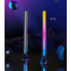 Set de lampi LED Govee RGBIC Wi-Fi Gaming Light Bar H6047 (Grey) Thumb