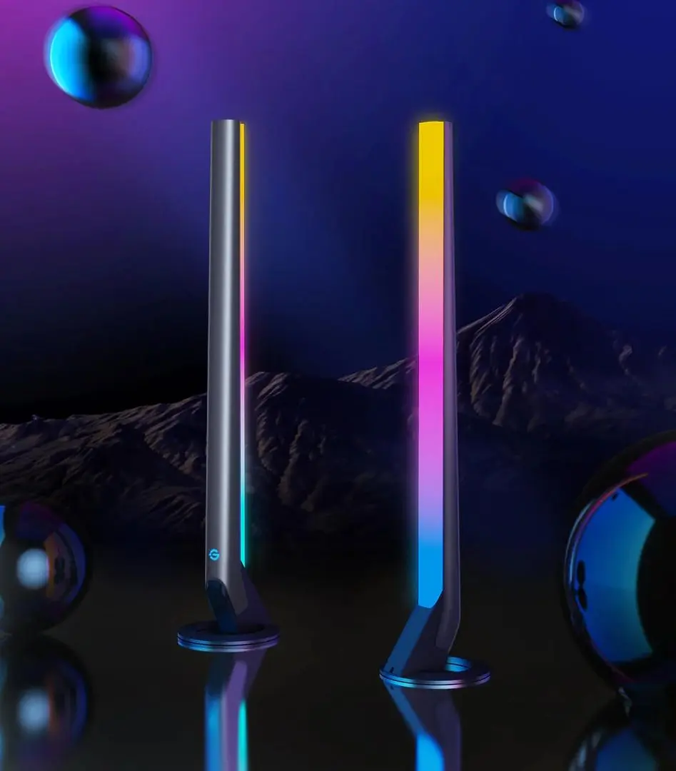 Set de lampi LED Govee RGBIC Wi-Fi Gaming Light Bar H6047 (Grey)
