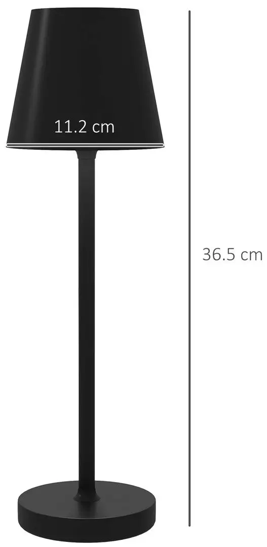 Настольная лампа Homcom B31-456V00BK (Black) - 3
