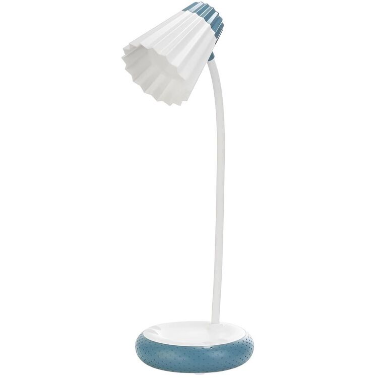Lampa de birou LED Home H-612, 3W, acumulator 1200mAh, control touch, 3 moduri iluminare, incarcare USB, 36 cm, Rosu