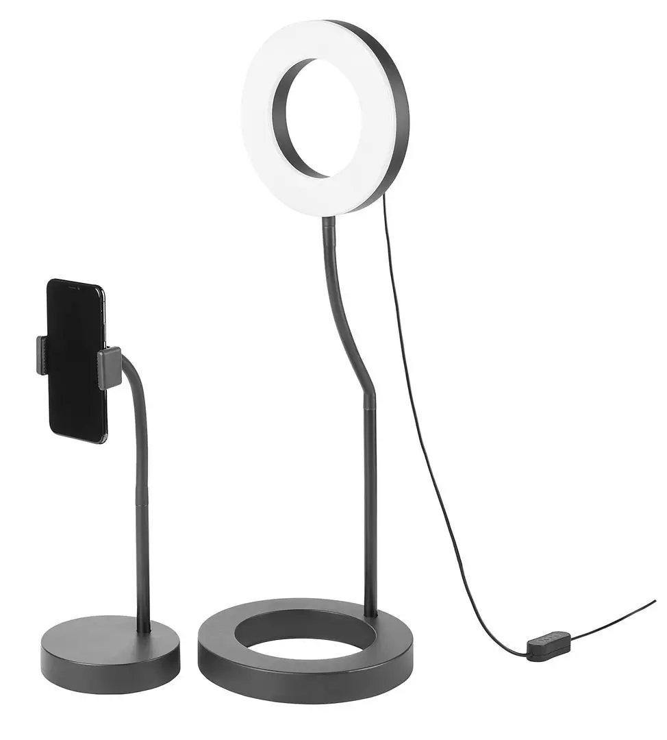 Lampă circulară Ikea Lanespelare (Negru)