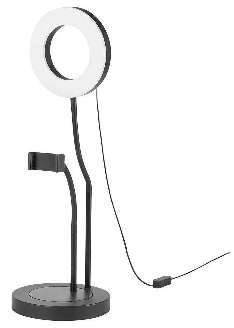 Lampă circulară Ikea Lanespelare (Negru)