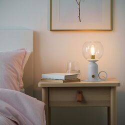 Лампа настольная Ikea Askmuller 24cm (Белый) Thumb