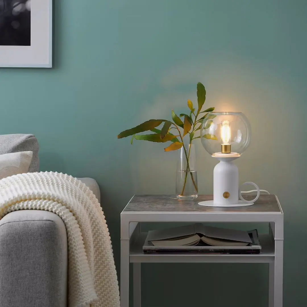 Лампа настольная Ikea Askmuller 24cm (Белый)