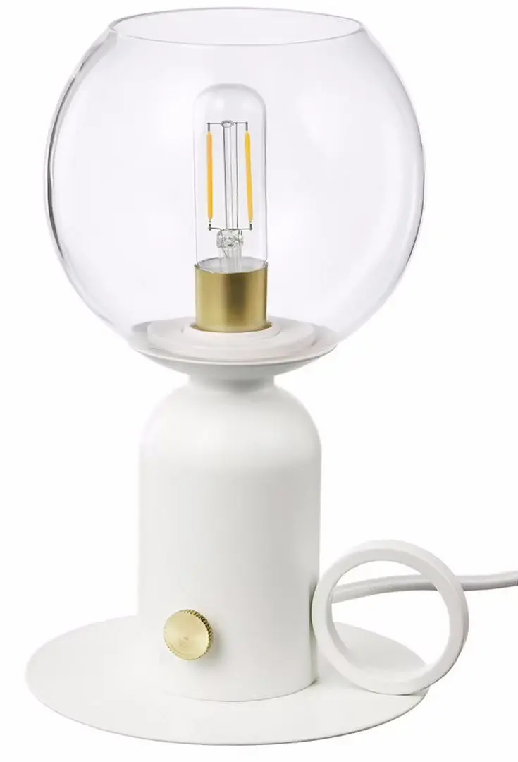 Лампа настольная Ikea Askmuller 24cm (Белый)