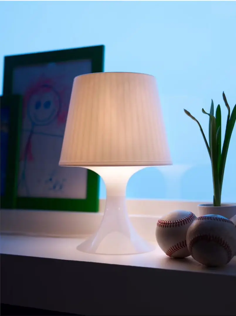 Лампа настольная Ikea Lampan 29cm (Белый)