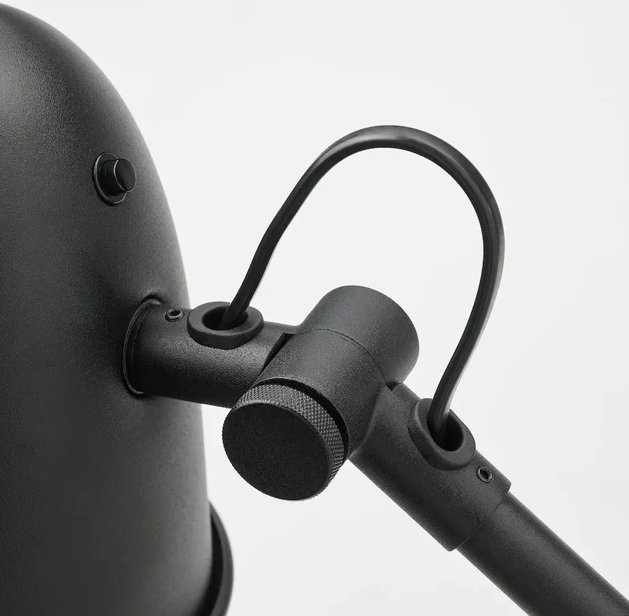 Veioză/aplică Ikea Skurup (Negru)