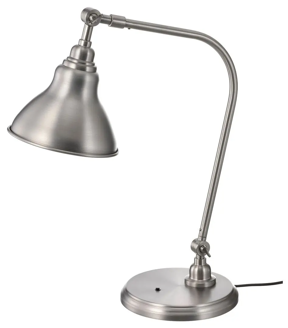 Настольная лампа Ikea Ankarspel (Серебристый)