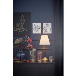 Настольная лампа Ikea Arstid (Латунь/Белый) Thumb