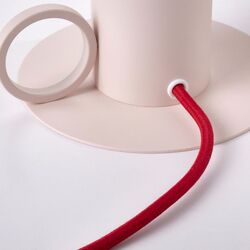 Настольная лампа Ikea Askmuller регулируемая интенсивность 24cm (Светло-Розовый/Красный) Thumb