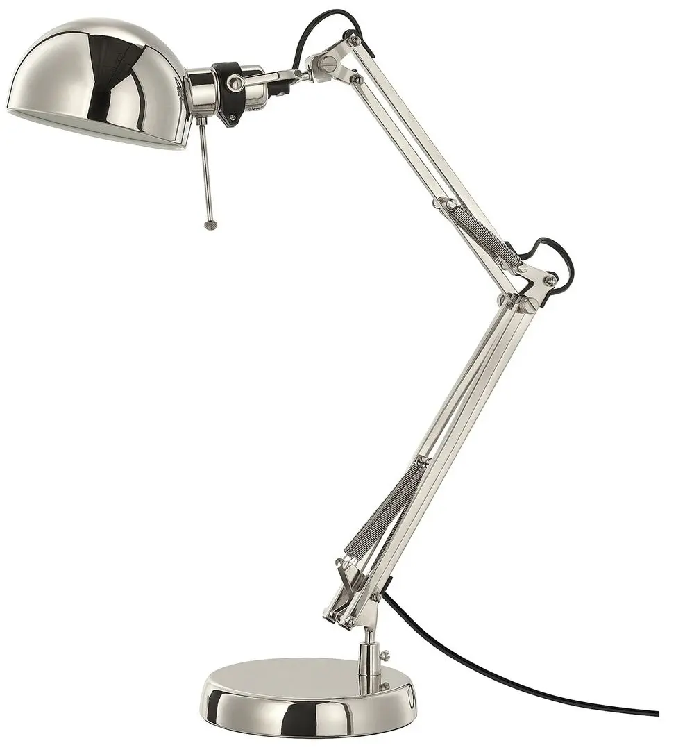 Настольная лампа Ikea Forsa (Никелированный)