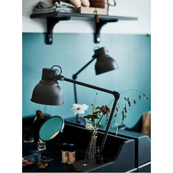 Настольная лампа Ikea Hektar с устройством для беспроводной зарядки (Темно-серый) Thumb