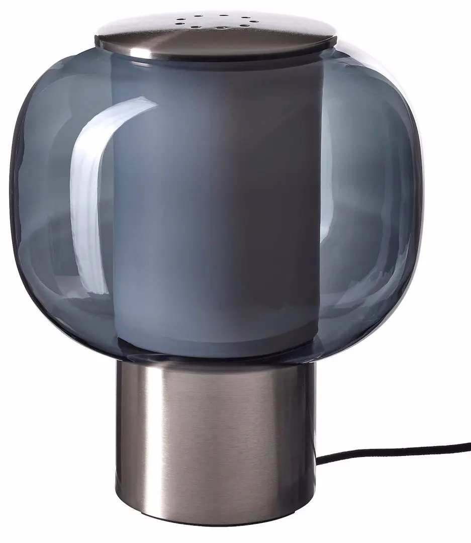 Veioza Ikea Hogvind sticla (Nichel/Gri)