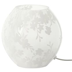 Veioza Ikea Knubbig 18cm (Flori De Cireş/Alb)