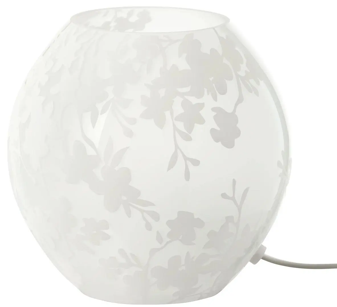 Veioza Ikea Knubbig 18cm (Flori De Cireş/Alb)