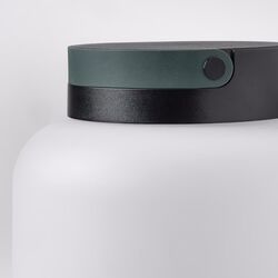 Veioza Ikea Lansport cu baterii 22cm (Alb/Gri Inchis) Thumb