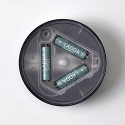 Veioza Ikea Lansport cu baterii 22cm (Alb/Gri Inchis) Thumb