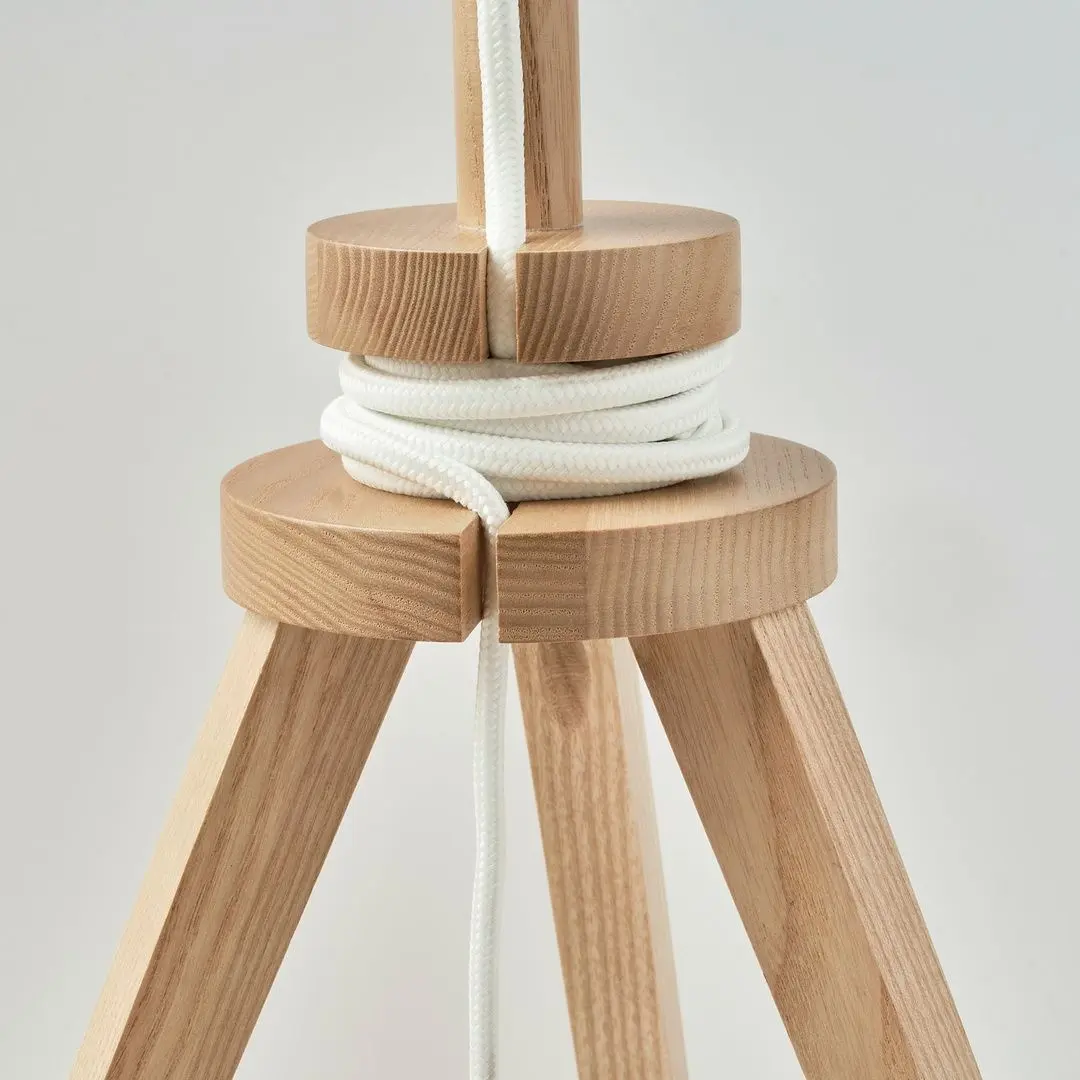 Veioza Ikea Lauters (Frasin/Alb)