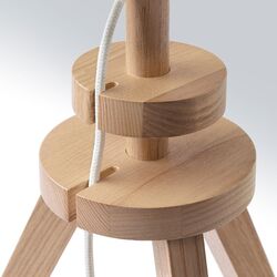 Veioza Ikea Lauters (Frasin/Alb) Thumb