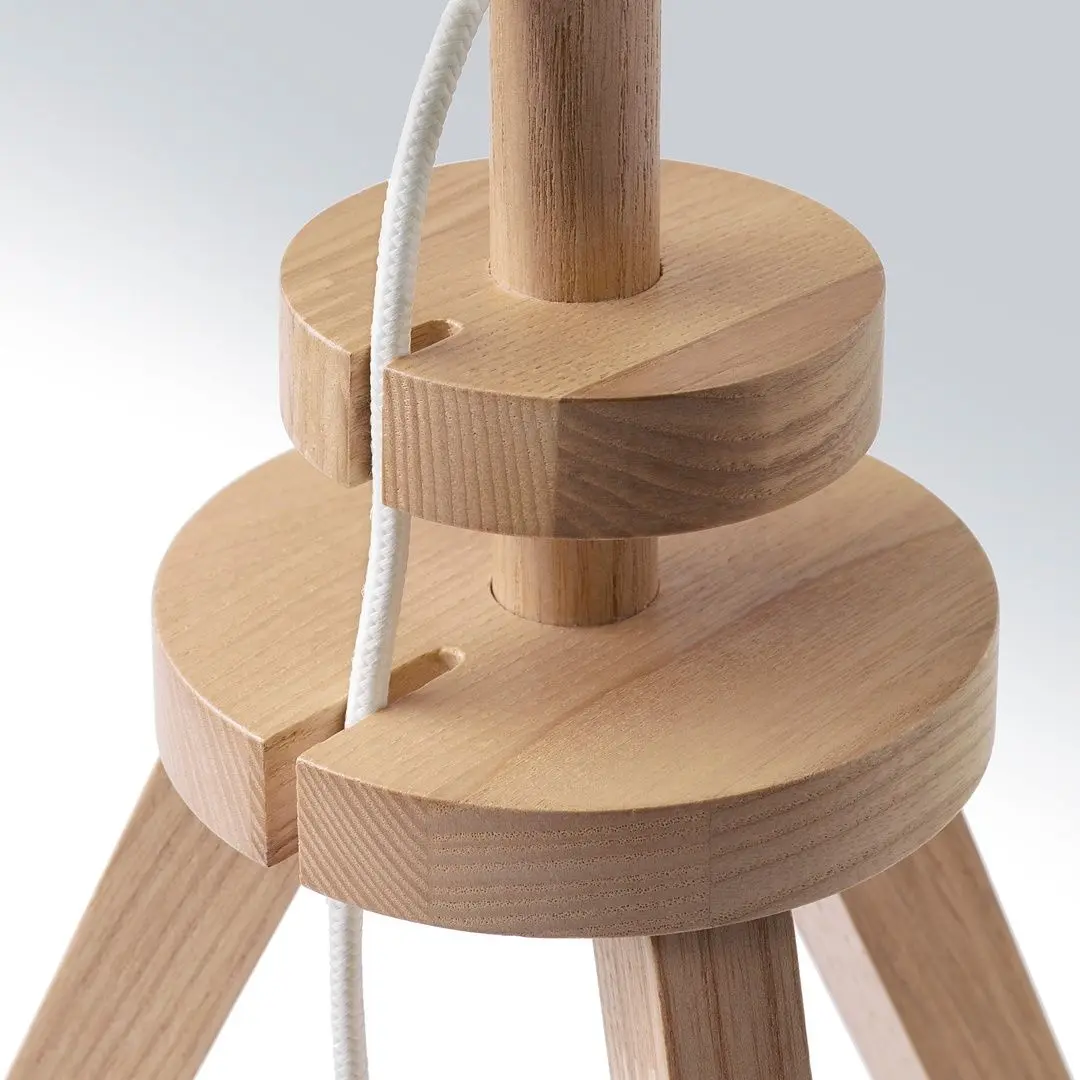 Veioza Ikea Lauters (Frasin/Alb)