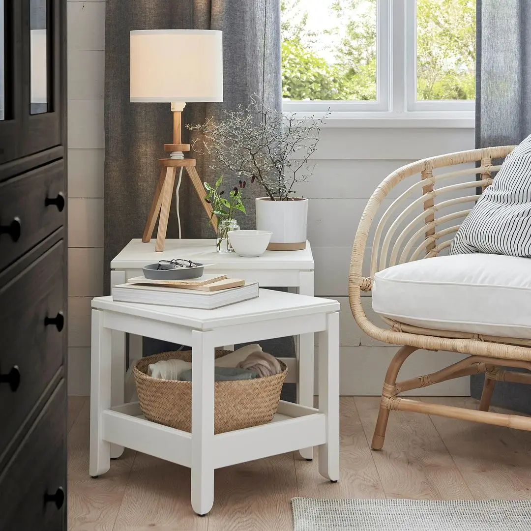 Veioza Ikea Lauters (Frasin/Alb)