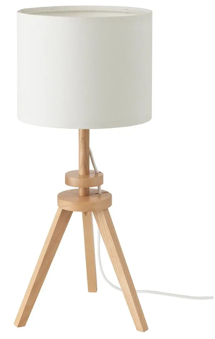 Veioza Ikea Lauters (Frasin/Alb)