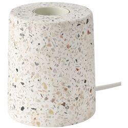 Настольная лампа Ikea Lerskiffer 11cm (Эффект Терраццо/Белый)