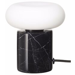 Настольная лампа Ikea Markfrost/Molnart (Черный/Черный Мрамор)