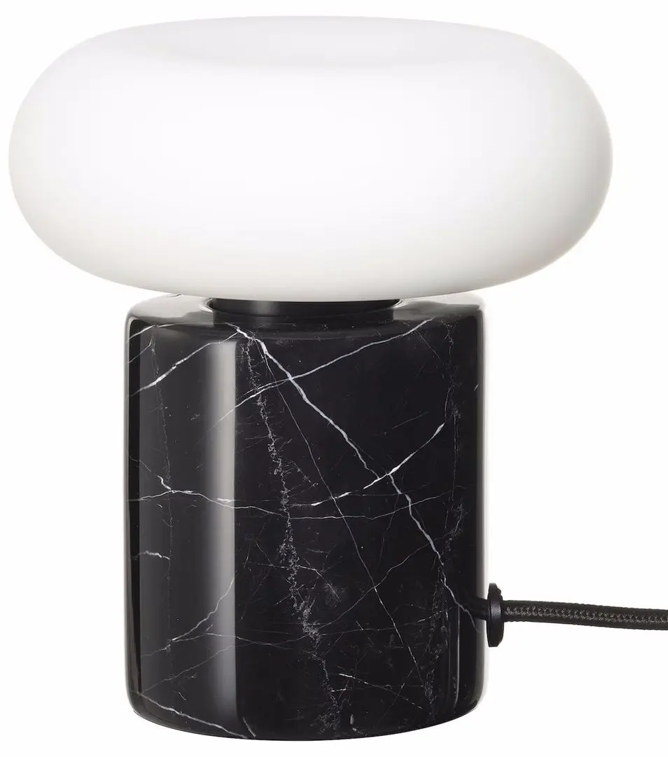 Настольная лампа Ikea Markfrost/Molnart (Черный/Черный Мрамор)