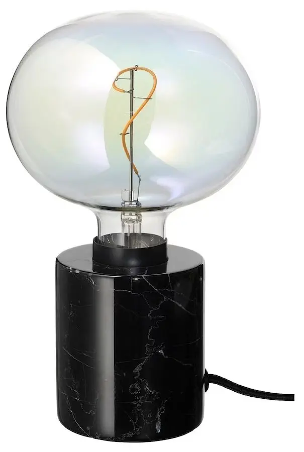 Veioza Ikea Markfrost/Molnart (Marmura Negru)