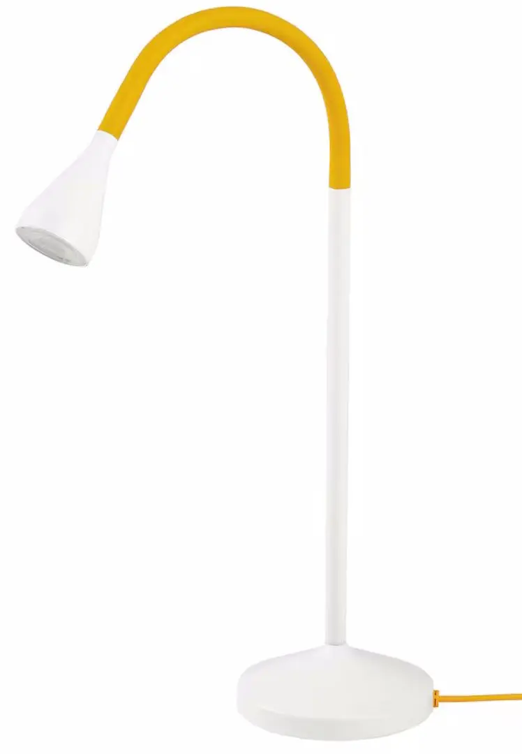 Настольная лампа Ikea Navlinge (Желтый/Белый)
