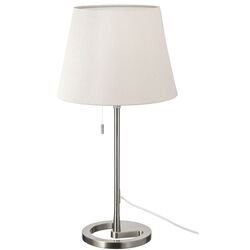 Настольная лампа Ikea Nyfors (Никелированный Белый) Thumb