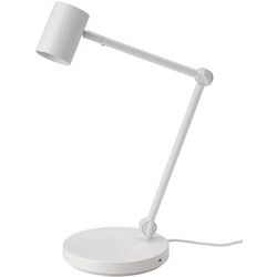 Veioză Ikea Nymane cu încărcare wireless (Alb)
